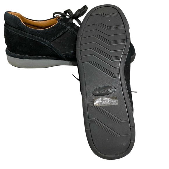Rockport ProWalker 7100 Men Comfort Shoes 12 EU 46.5 Black Suede Leather Lace Up main image 8